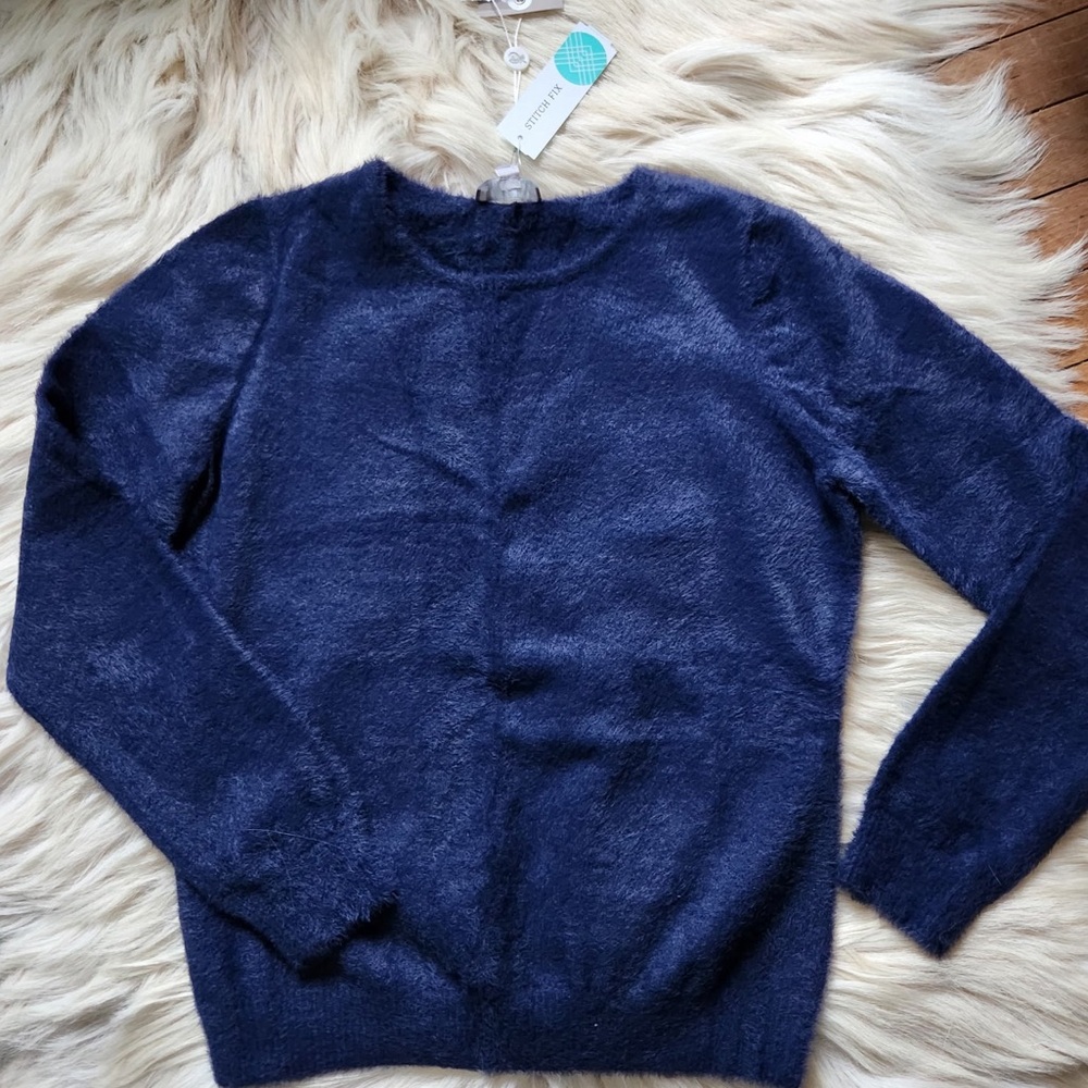 NEW with Tags Navy Blue Women's Crewneck Sweater
